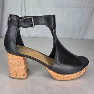 Kenneth Cole Reaction Women's Randee Platform Sandals Black